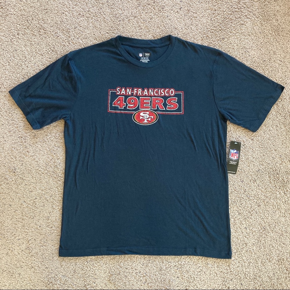 NWT 49ers Mens NFL Team Apparel Grey T-Shirt (XL)